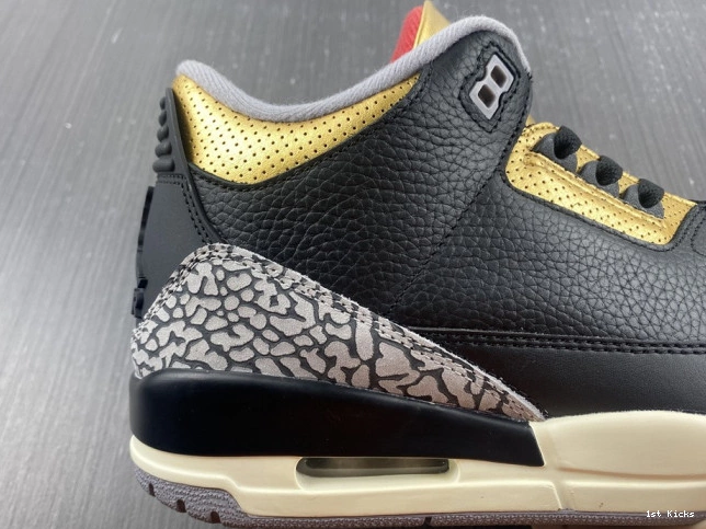 Gold 3 Black Jordan Air CK9246-067 WMNS 0731
